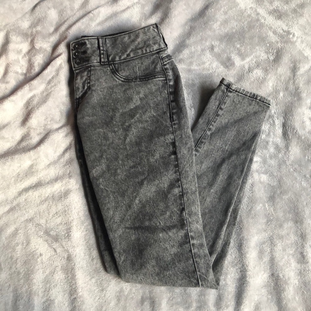 Gray denim